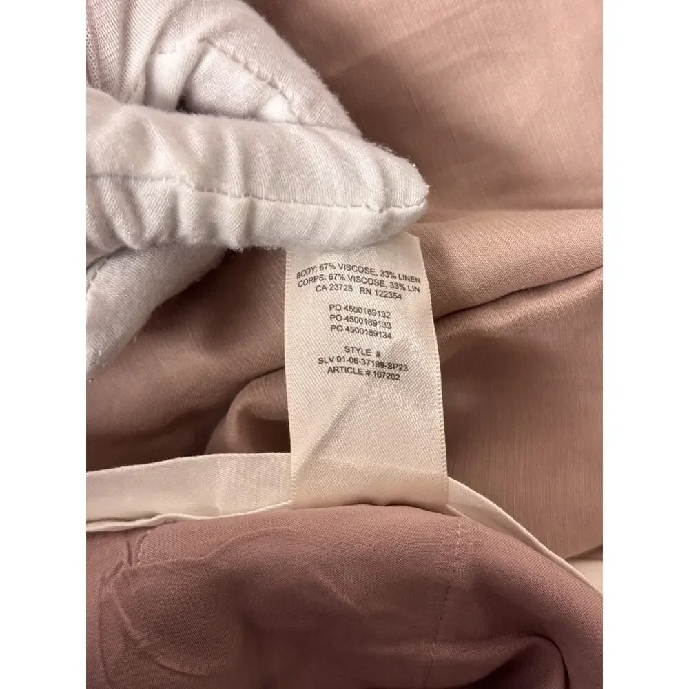 Babaton Agency Pants 2 Womens Aritzia Linen Trouser